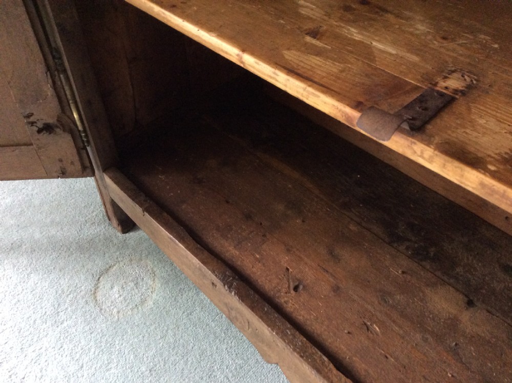 A 19thC French oak and elm buffet View XI