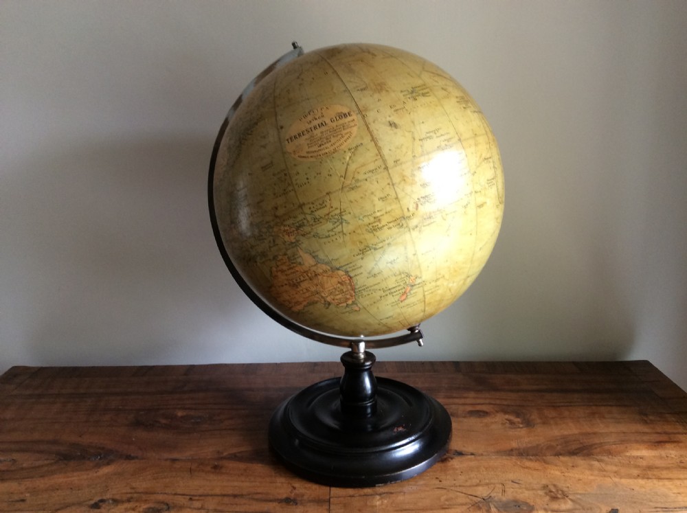 A 12 inch Philips terrestrial globe