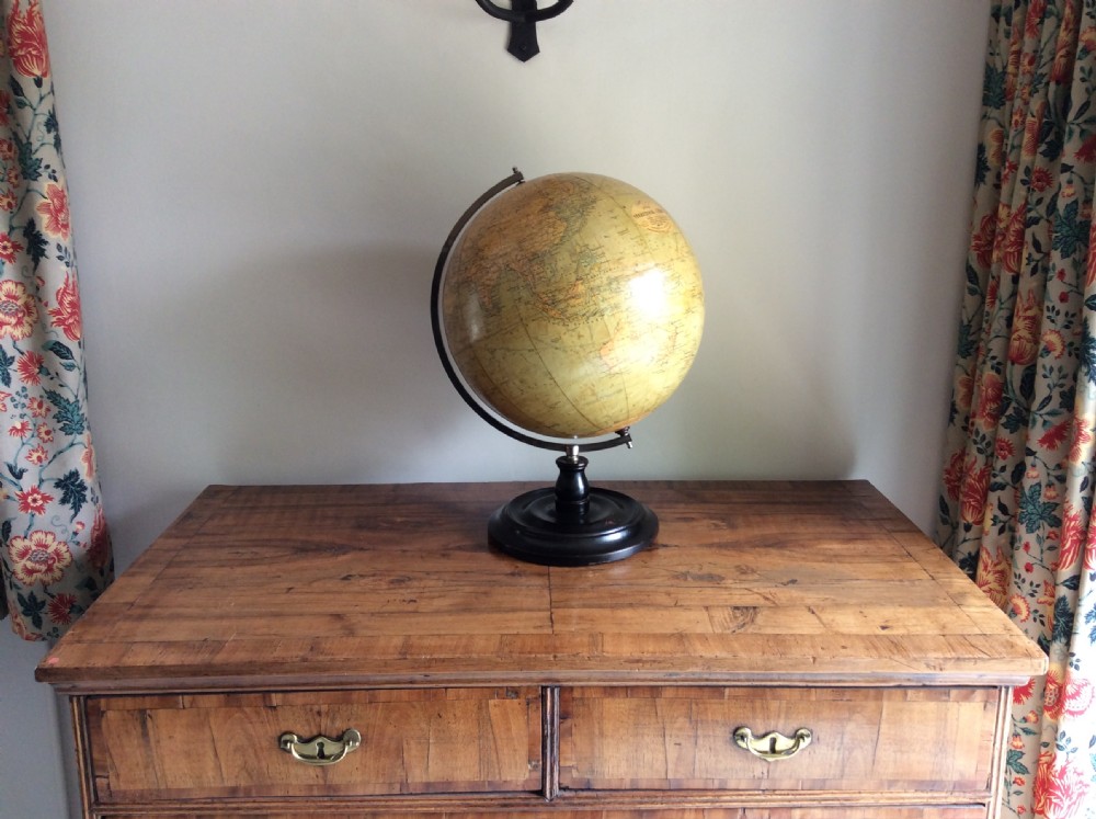A 12 inch Philips terrestrial globe View II