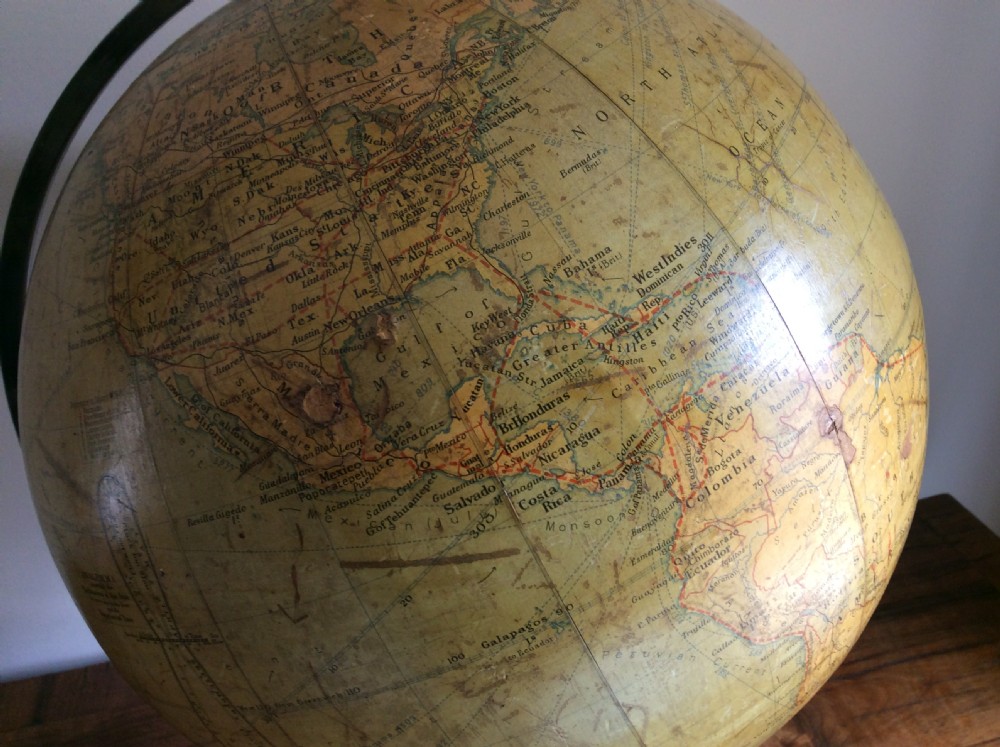 A 12 inch Philips terrestrial globe View IV