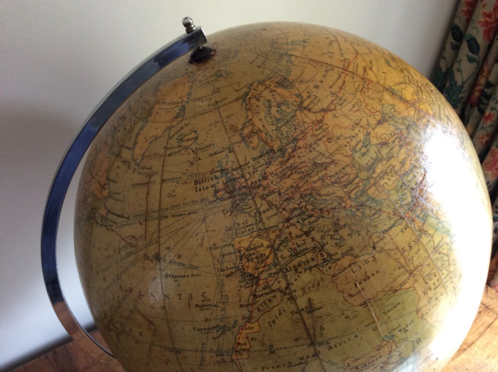 A 12 inch Philips terrestrial globe View V