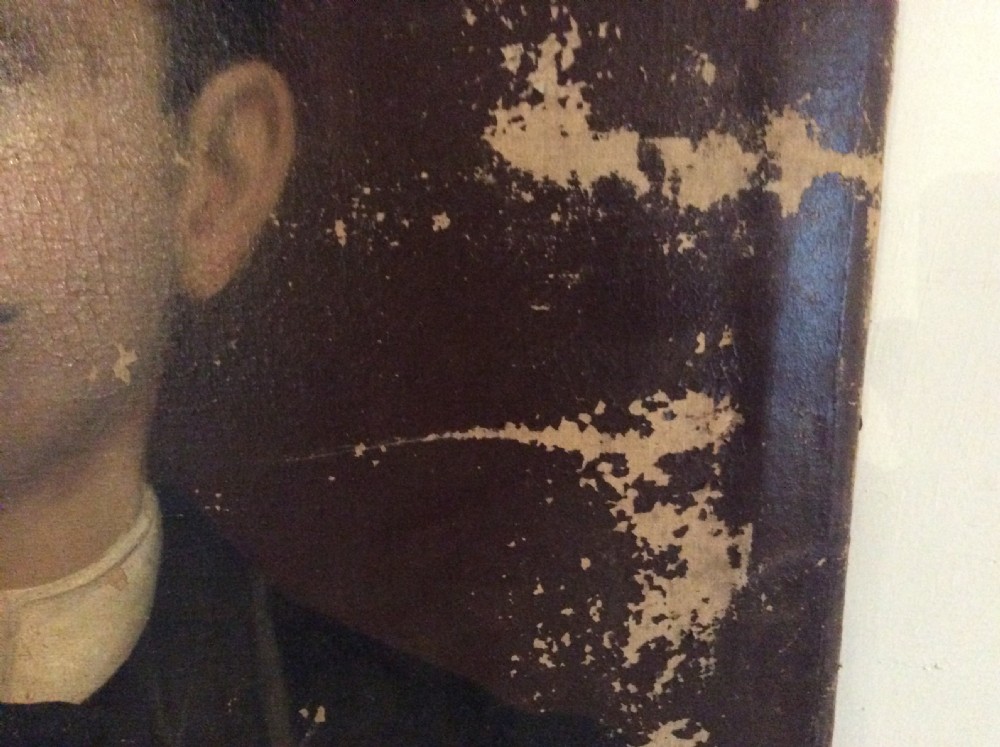 An oil on canvas portrait of a distinguished Frenchman View V