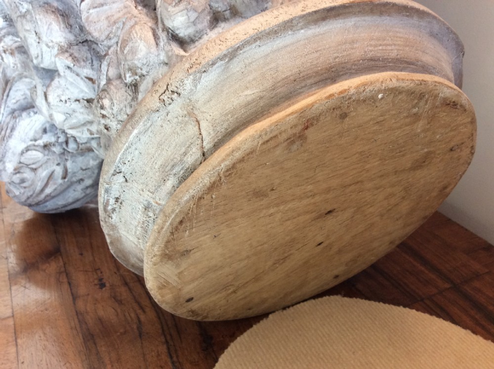 A 19thC carved wood capital View VIII