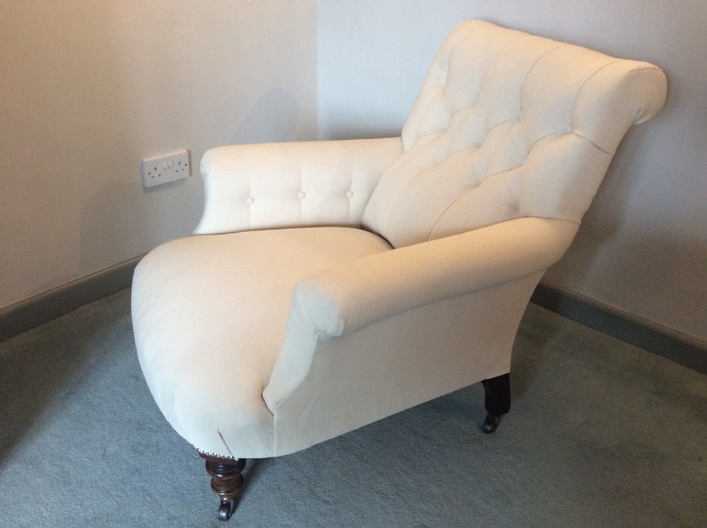A 19thC Howard style armchair View II