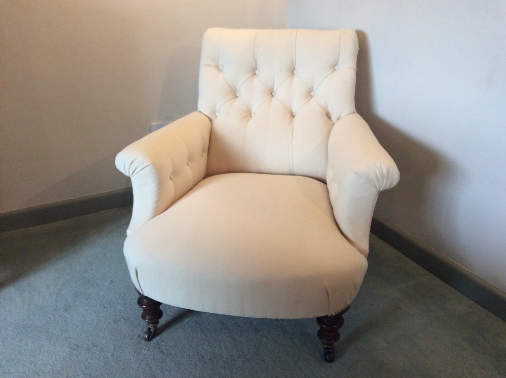 A 19thC Howard style armchair View VII