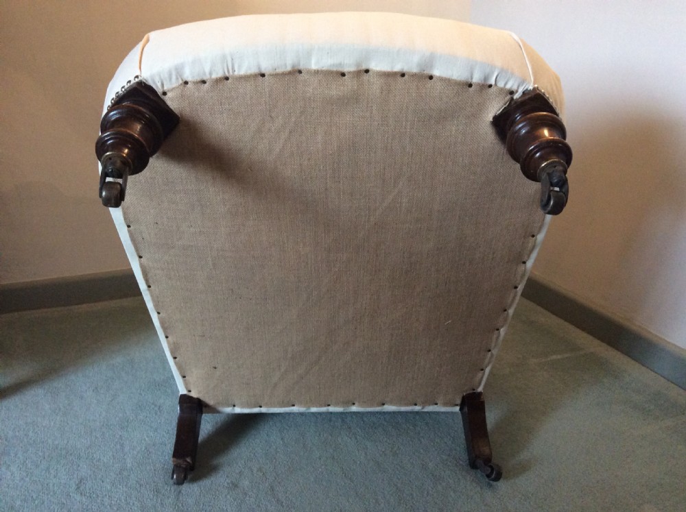 A 19thC Howard style armchair View IX