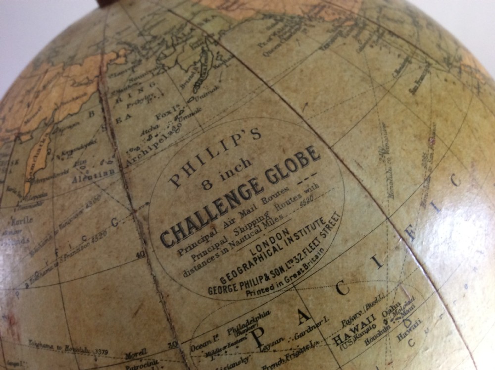 An 8 inch Philips 'Challenge' globe View II