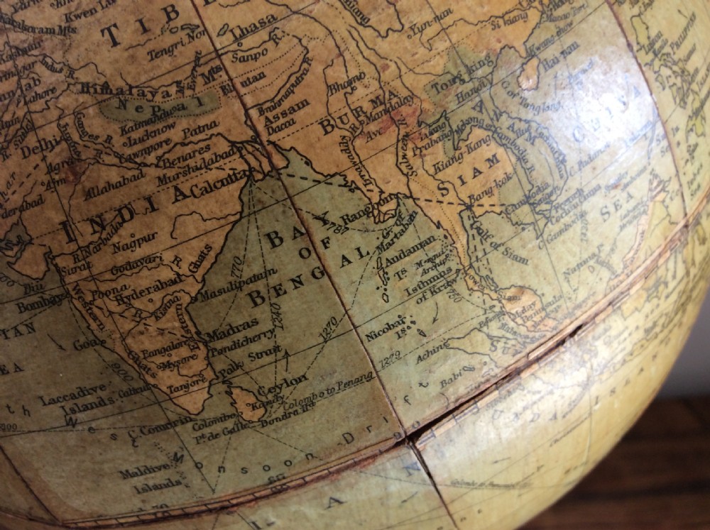 An 8 inch Philips 'Challenge' globe View VIII