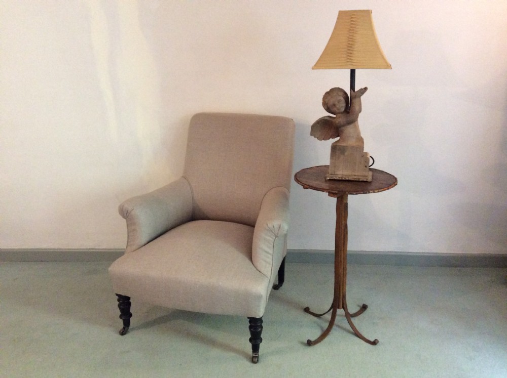 A French upholstered armchair View II
