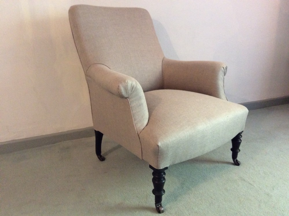 A French upholstered armchair View III