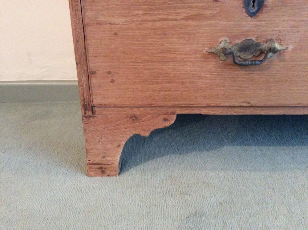 A 19thC Colonial faded teak chest of 6 drawers View III