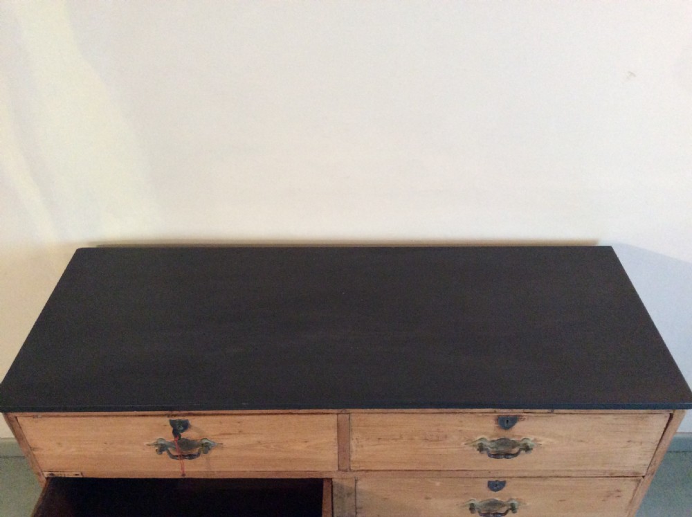 A 19thC Colonial faded teak chest of 6 drawers View VIII