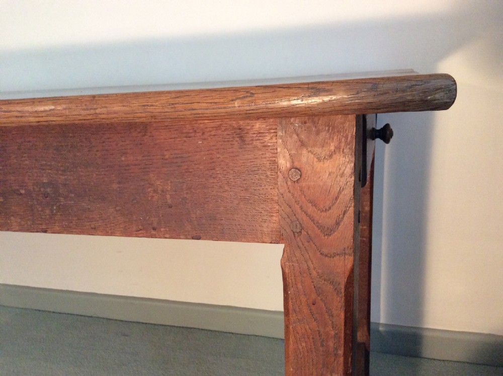 A 19thC French farmhouse dining table 2m long View IV
