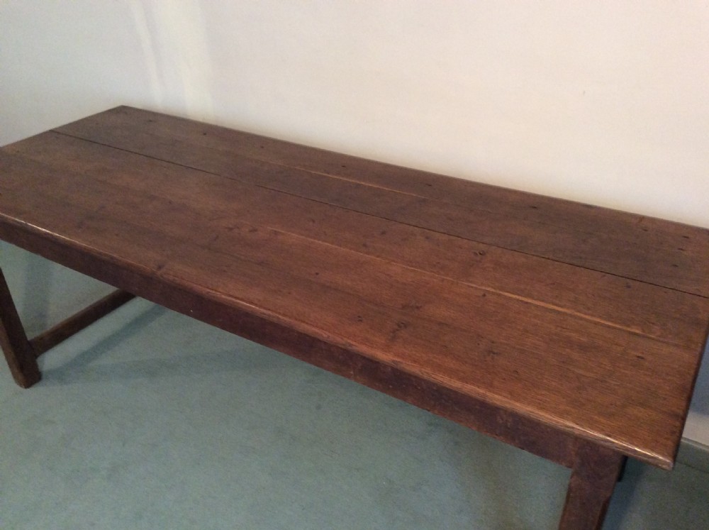 A 19thC French farmhouse dining table 2m long View V