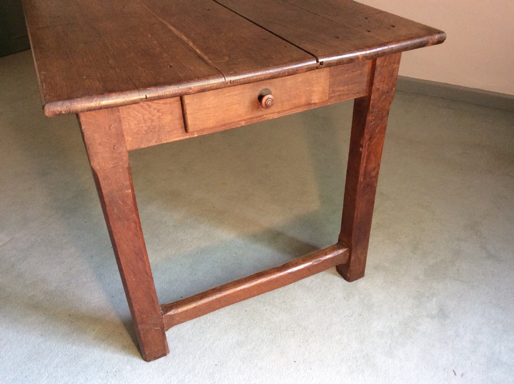 A 19thC French farmhouse dining table 2m long View VI