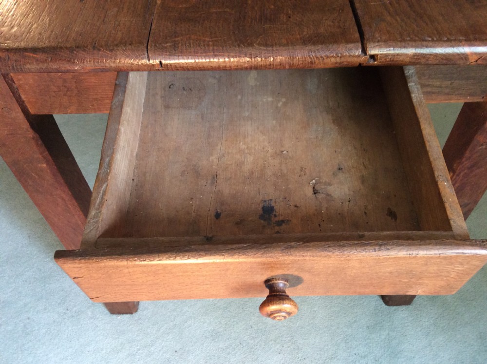 A 19thC French farmhouse dining table 2m long View VII