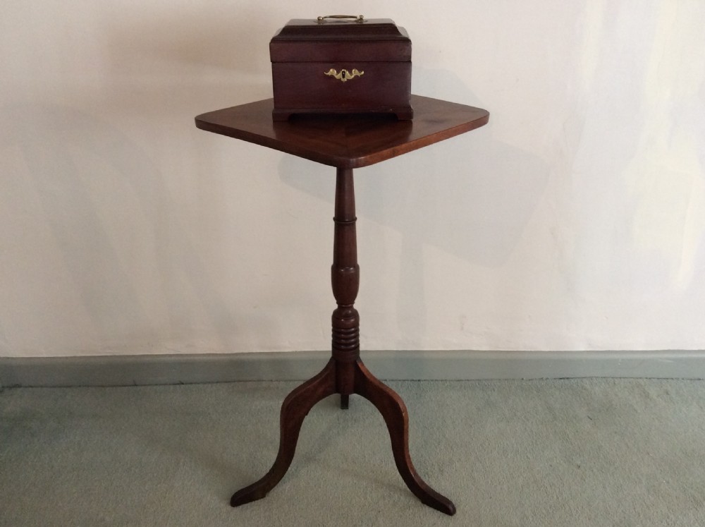 A late Georgian tilt top tripod wine table View II