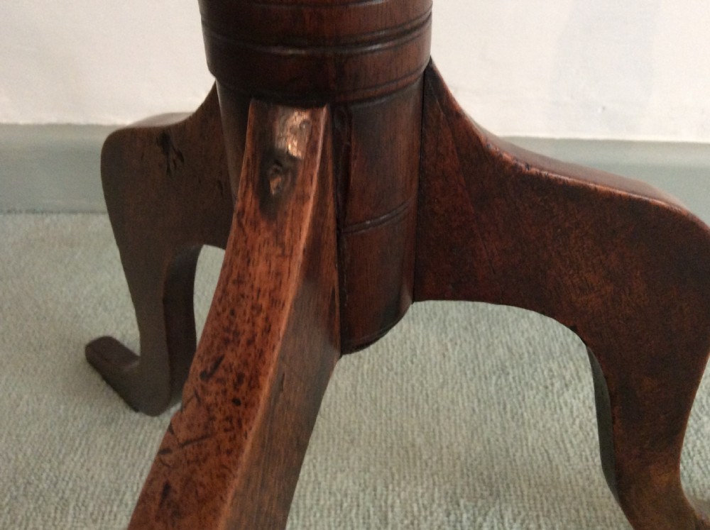 A late Georgian tilt top tripod wine table View VI