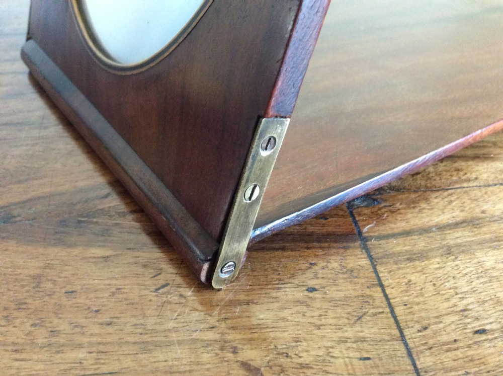 A 19thC folding campaign shaving mirror View II