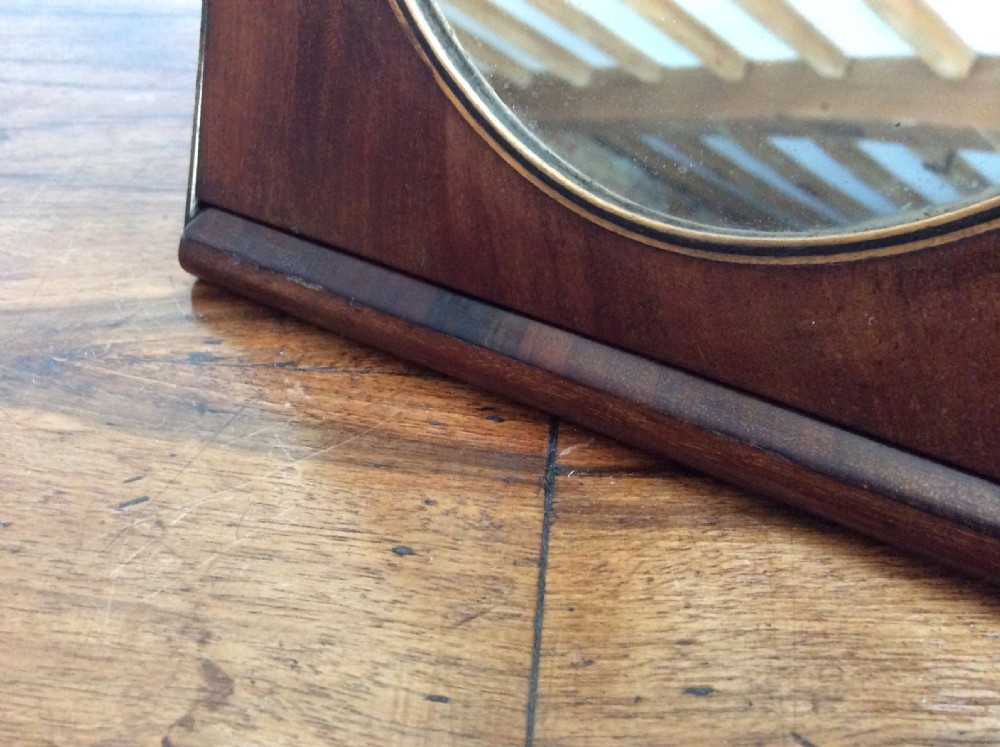 A 19thC folding campaign shaving mirror View IV