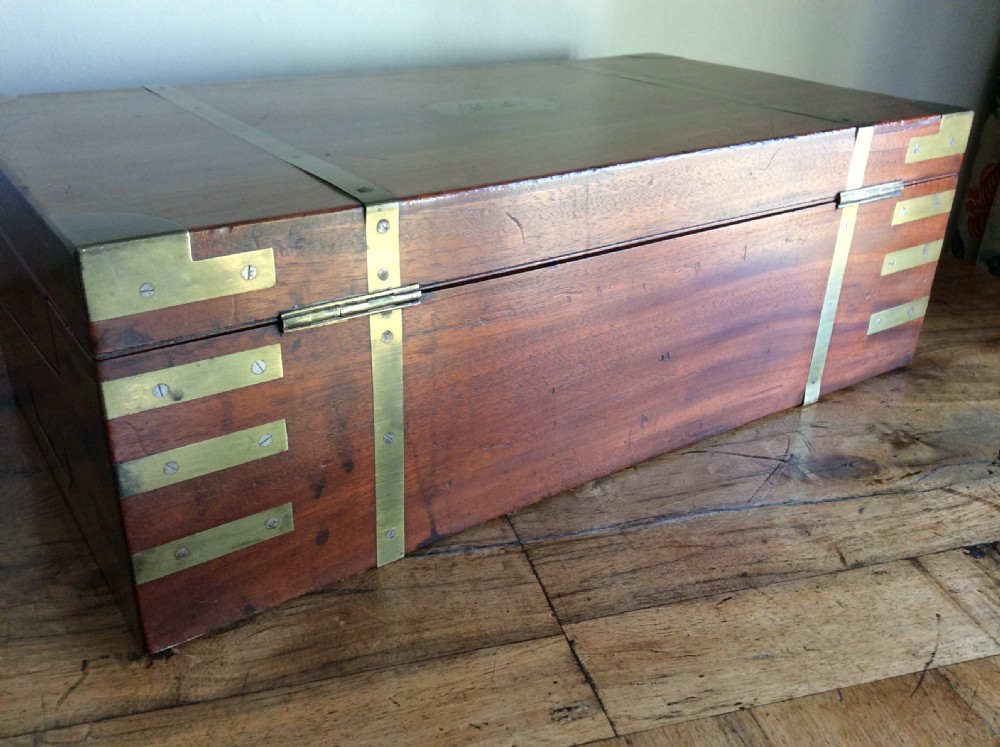 A 19thC Military campaign writing slope View IV