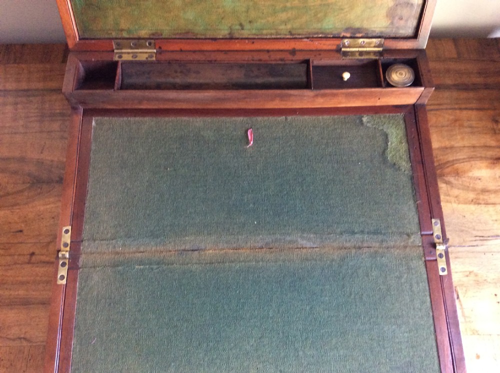 A 19thC Military campaign writing slope View XII