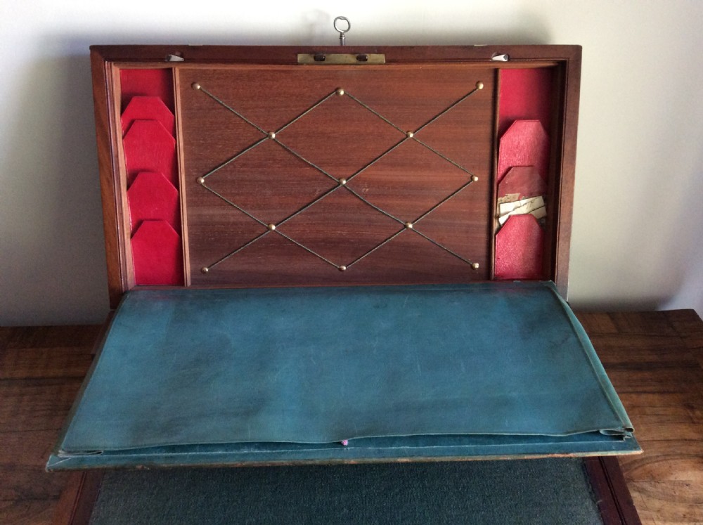 A 19thC Military campaign writing slope View XIII