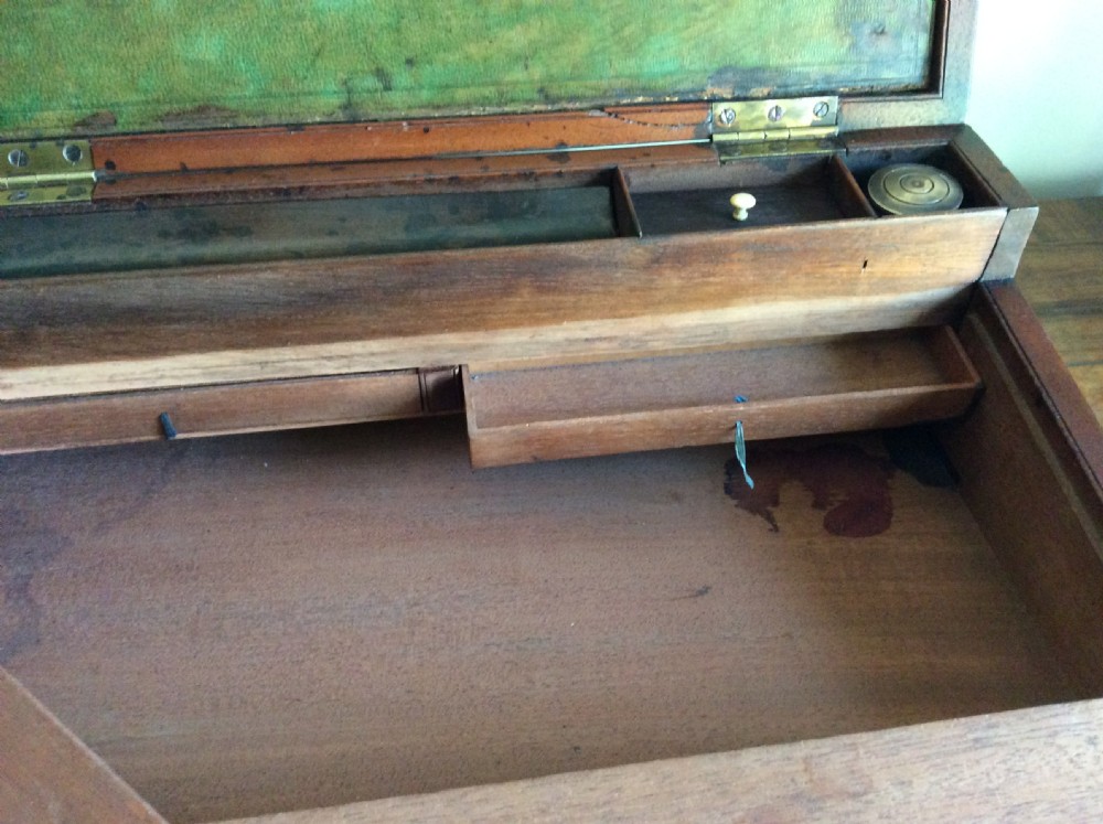 A 19thC Military campaign writing slope View XV