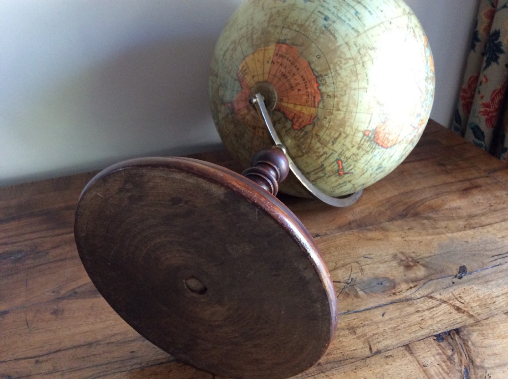 A good 10'' Geographia terrestrial globe View VIII
