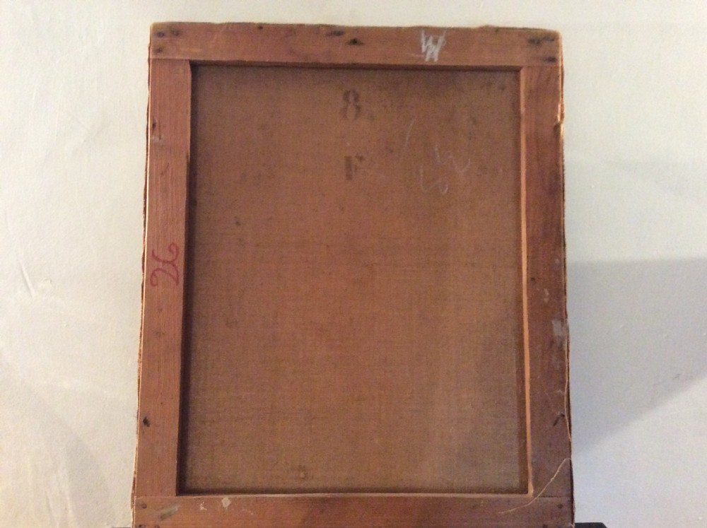 An early 20thC decorative oil on canvas View IV