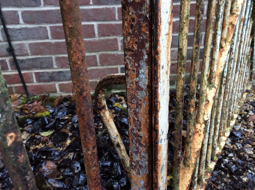A pair of 19thC iron gates View III
