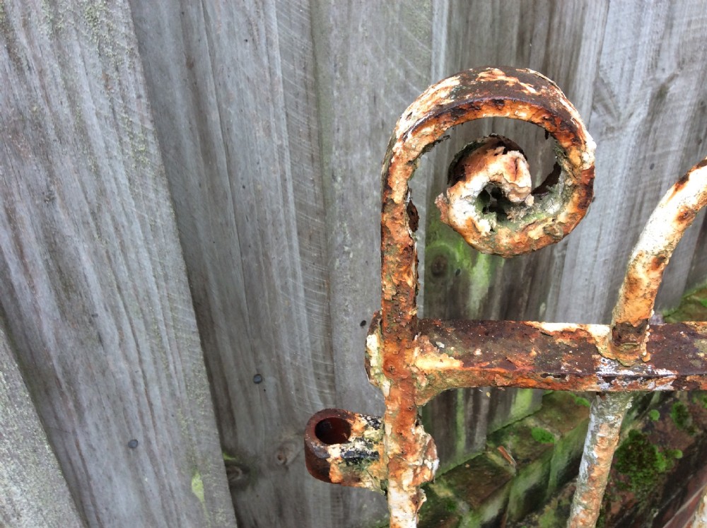 A pair of 19thC iron gates View VI