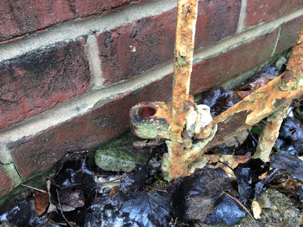 A pair of 19thC iron gates View VII