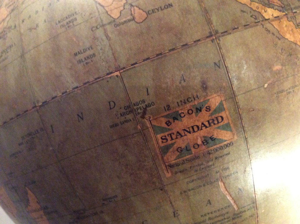 A 12inch terrestrial globe View V
