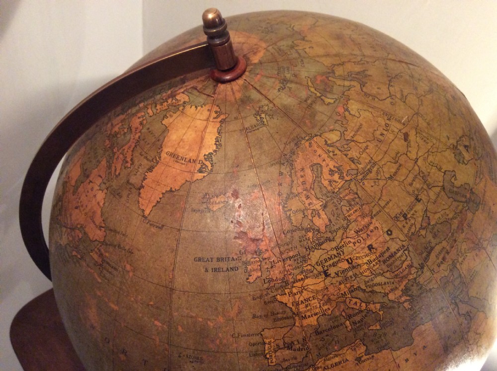 A 12inch terrestrial globe View VII