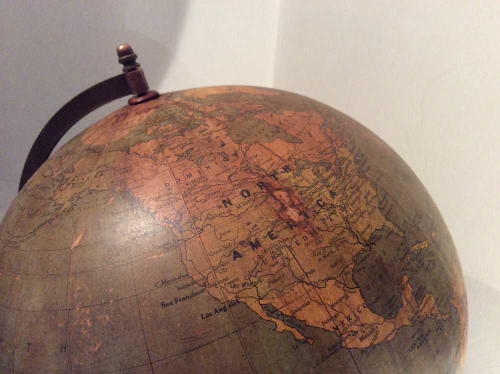 A 12inch terrestrial globe View VIII