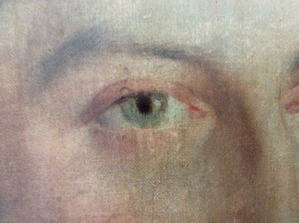 A French oil on canvas portrait View III
