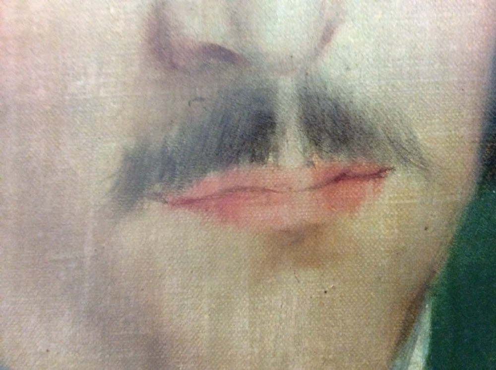 A French oil on canvas portrait View IV