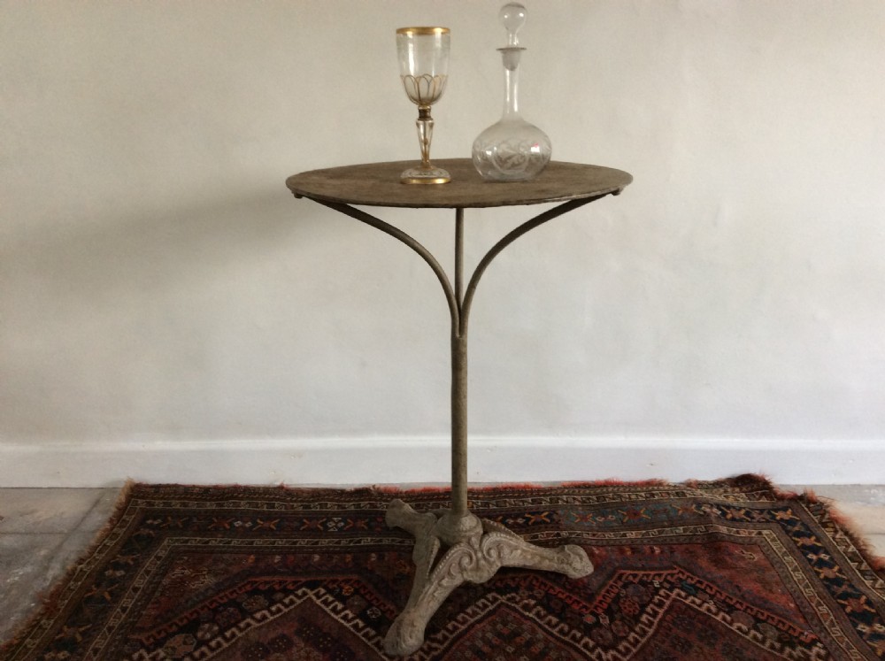 A French iron gueridon side table  View II