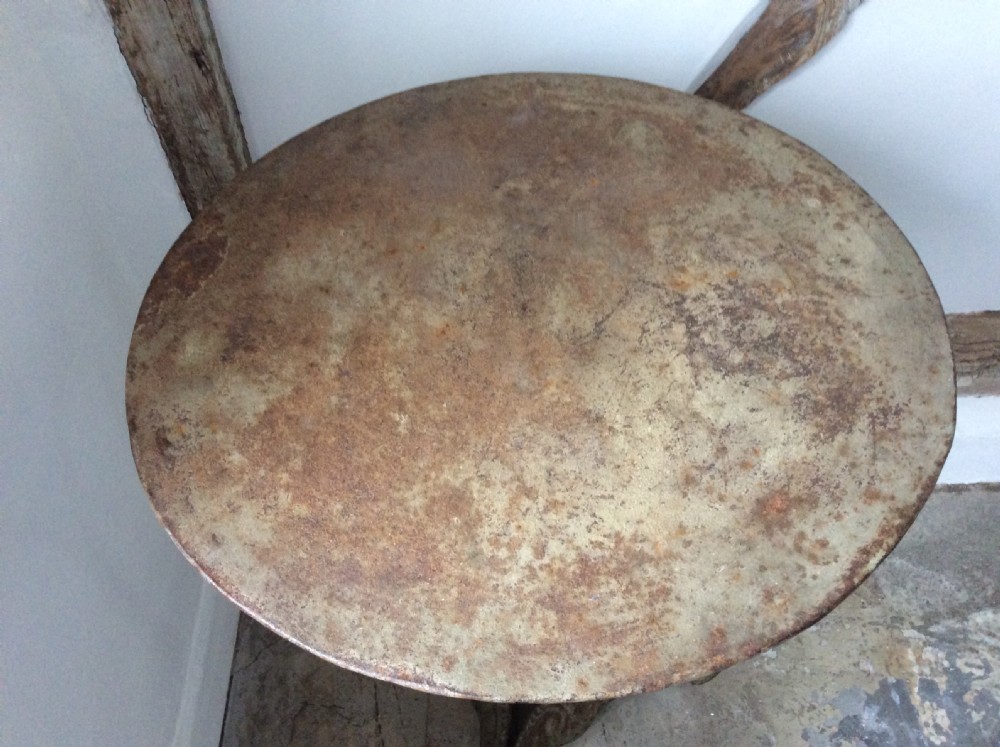 A French iron gueridon side table  View IV