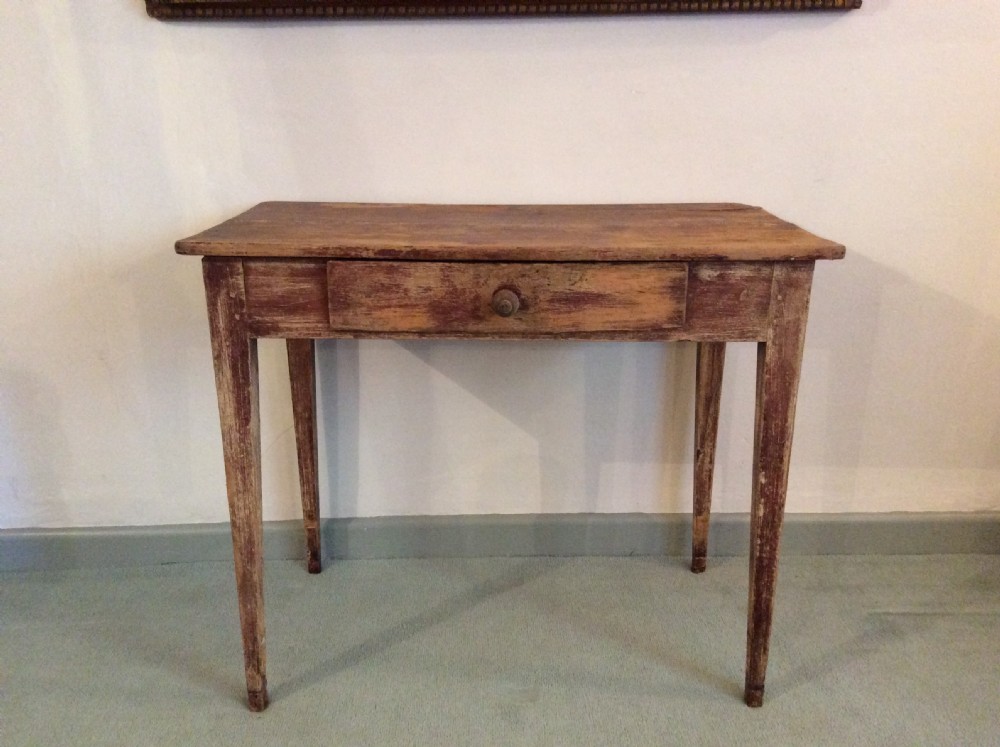 A small French painted table