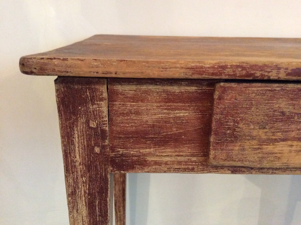 A small French painted table View VI