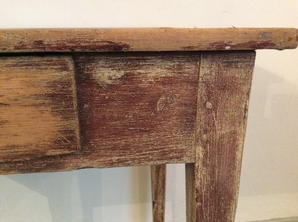 A small French painted table View VII