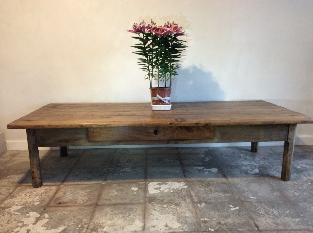 A large French farmhouse coffee table View II