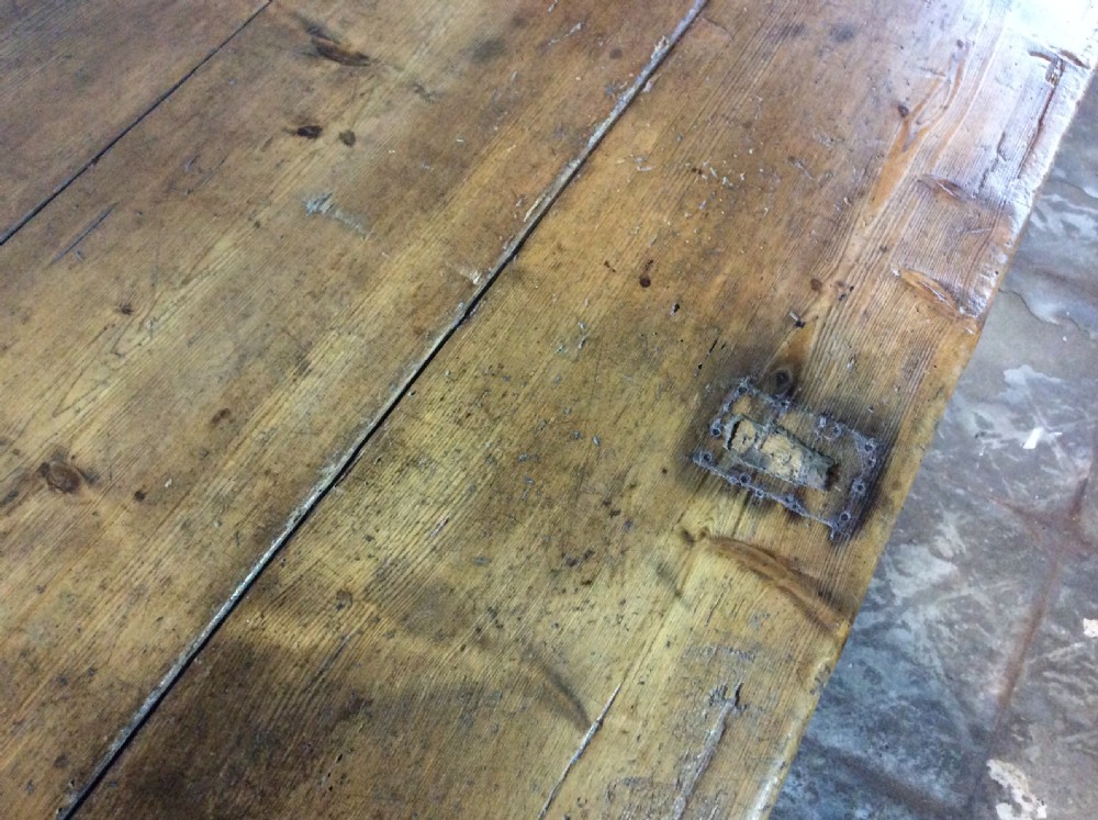A large French farmhouse coffee table View VII