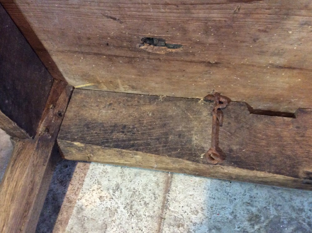 A large French farmhouse coffee table View VIII
