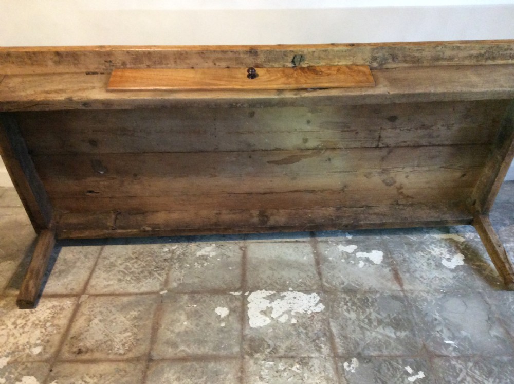 A large French farmhouse coffee table View IX