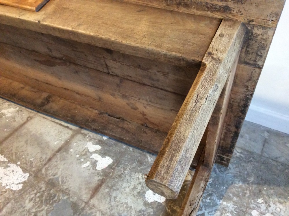 A large French farmhouse coffee table View XI