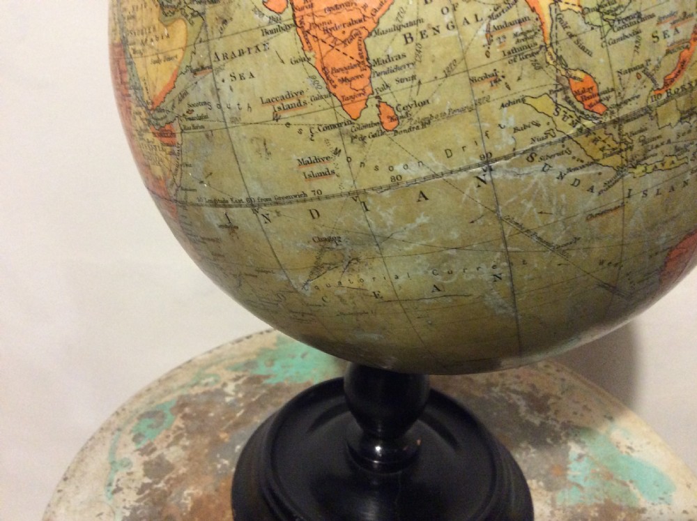 A Philips 8 inch British empire globe View VI