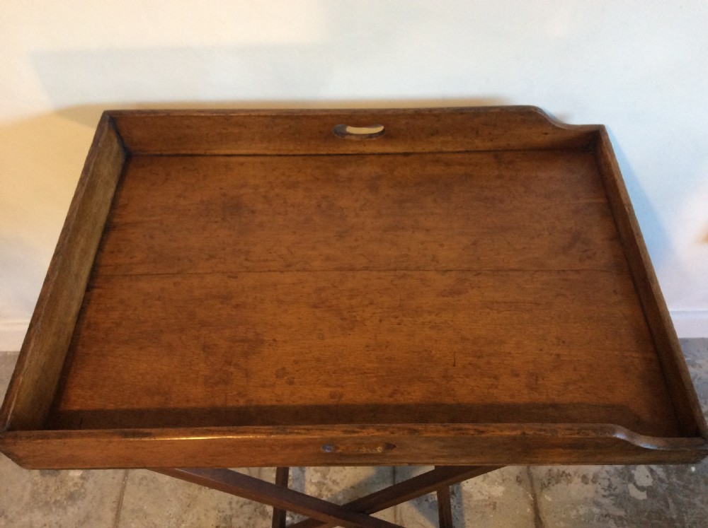 A 19thC Butlers tray on stand View VI